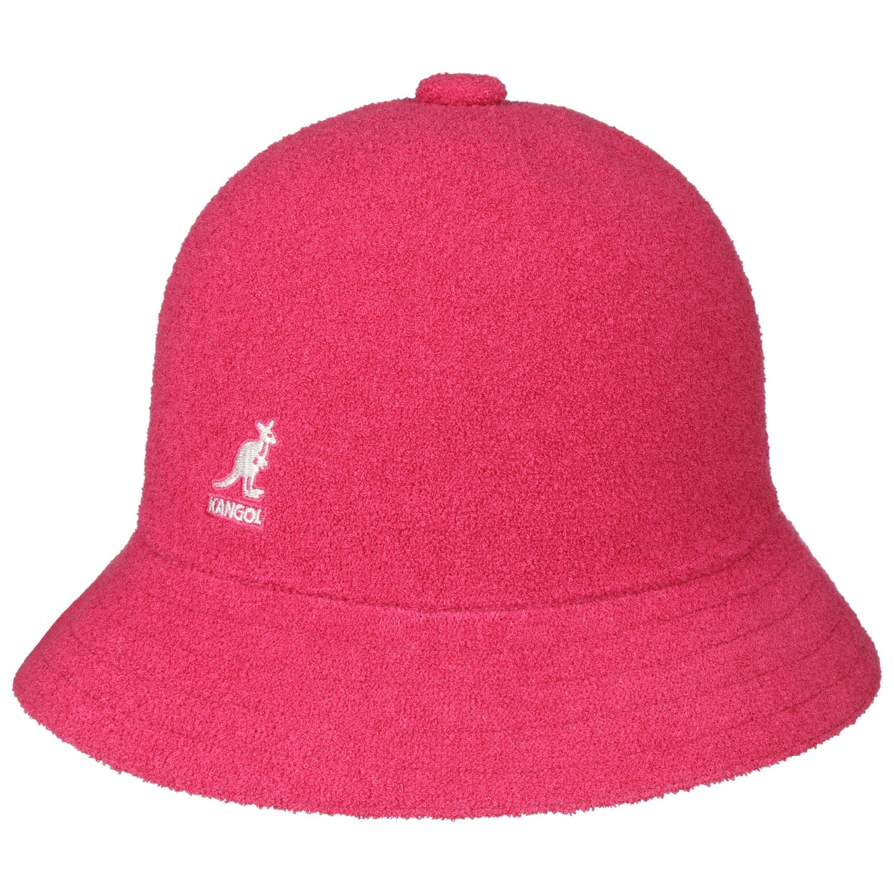 Kangol Uomo Rosa Elettrico Cappello Da Pescatore Bermuda Tessuto - Immagine 2