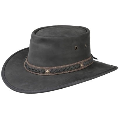 Cappello in Pelle Squashy Bronco by BARMAH