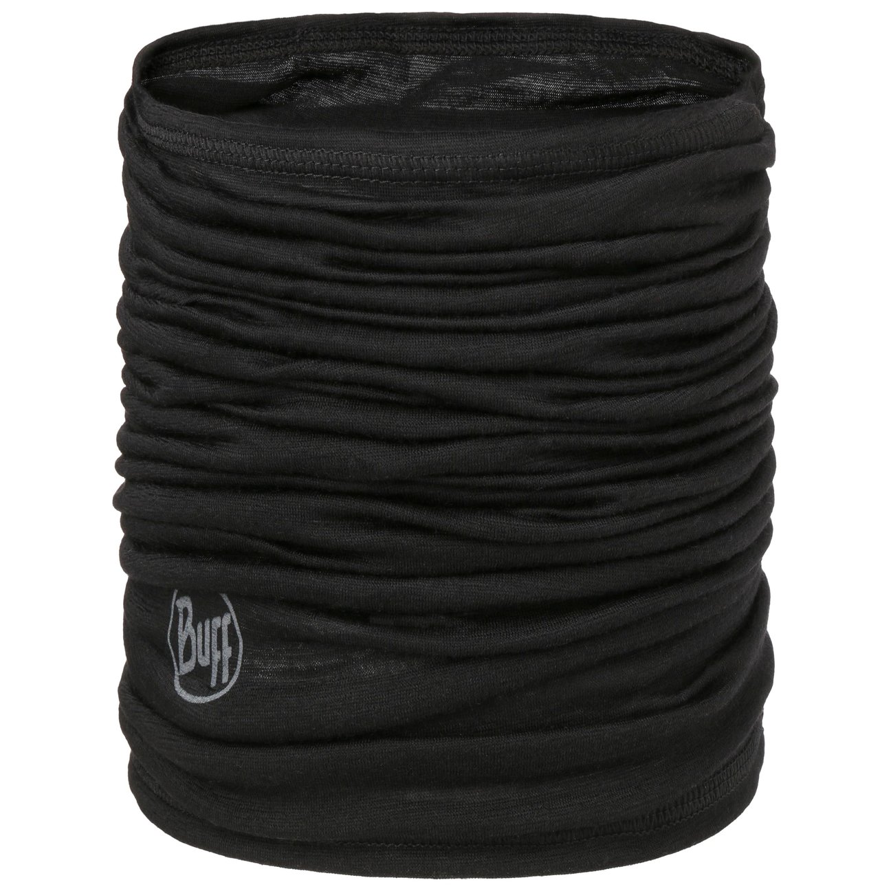 Buff Scaldacollo Leggero In Merino Nero TU - Immagine 3
