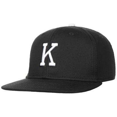Cappellino K Letter Snapback Cap
