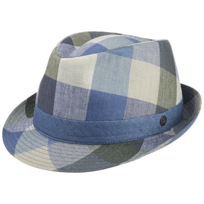 Cappello in Lino Payato Checks by Lierys