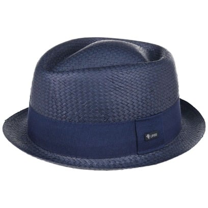 Cappello di Paglia Uni Colour Pork Pie by Lipodo