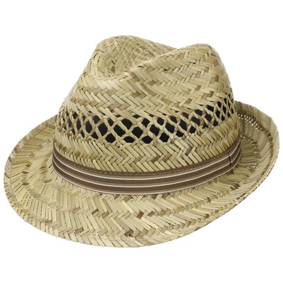 Cappello di Paglia Striped Ribbon by Lipodo