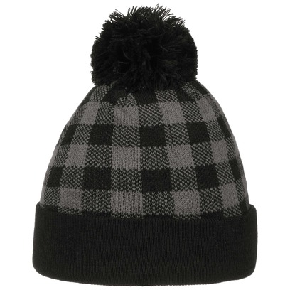 Berretto con Pompon Checked Beanie