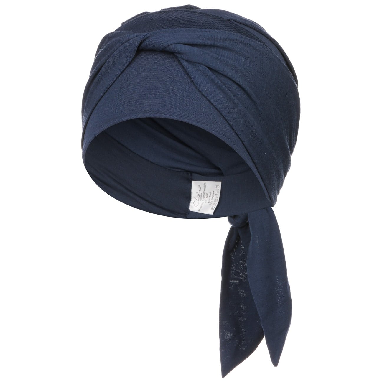 Turbante Beatrice 375 Grad by Christine Headwear in blu scuro Gr One Size