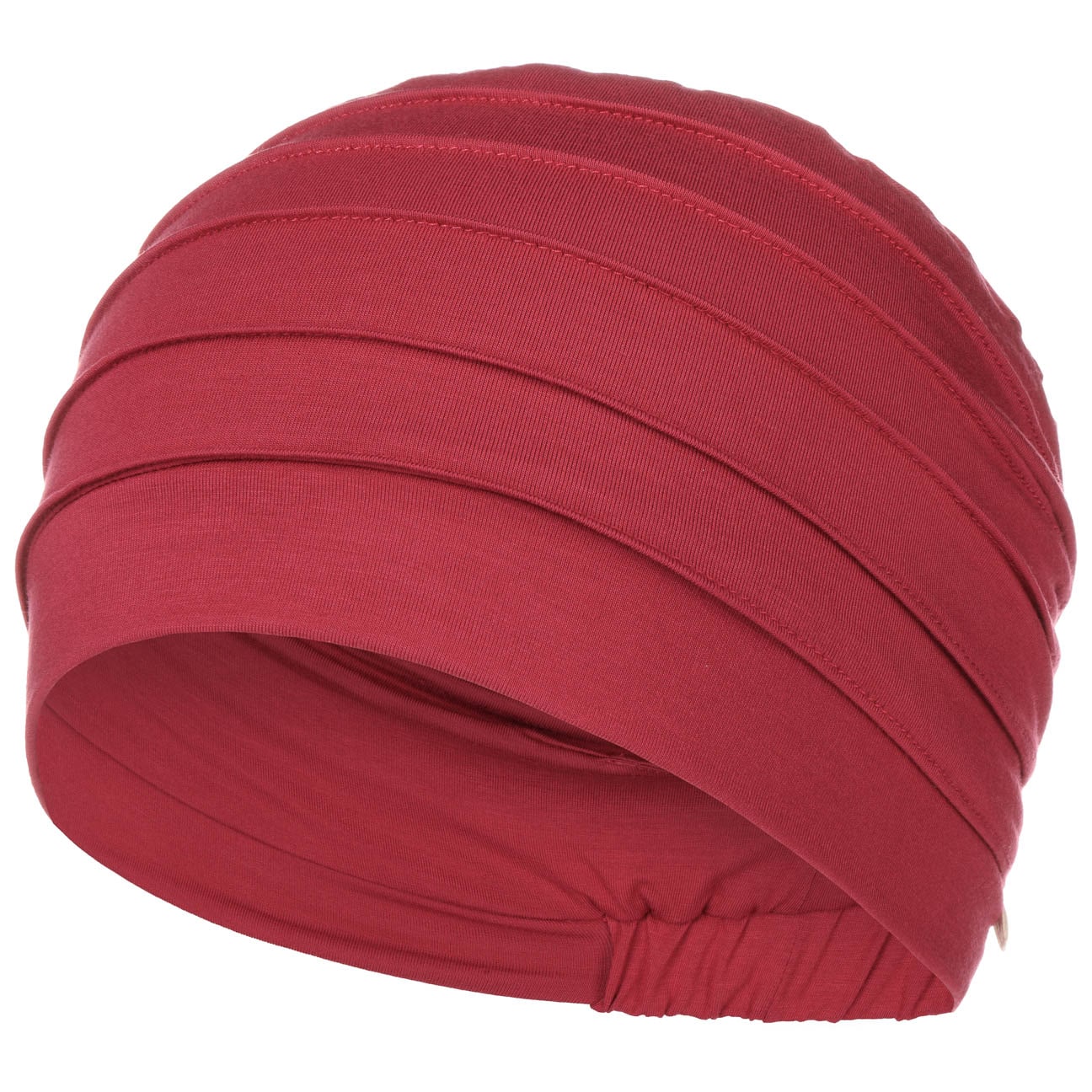Turbante Yoga Uni Bamboo by Christine Headwear in rosso scuro Gr One Size