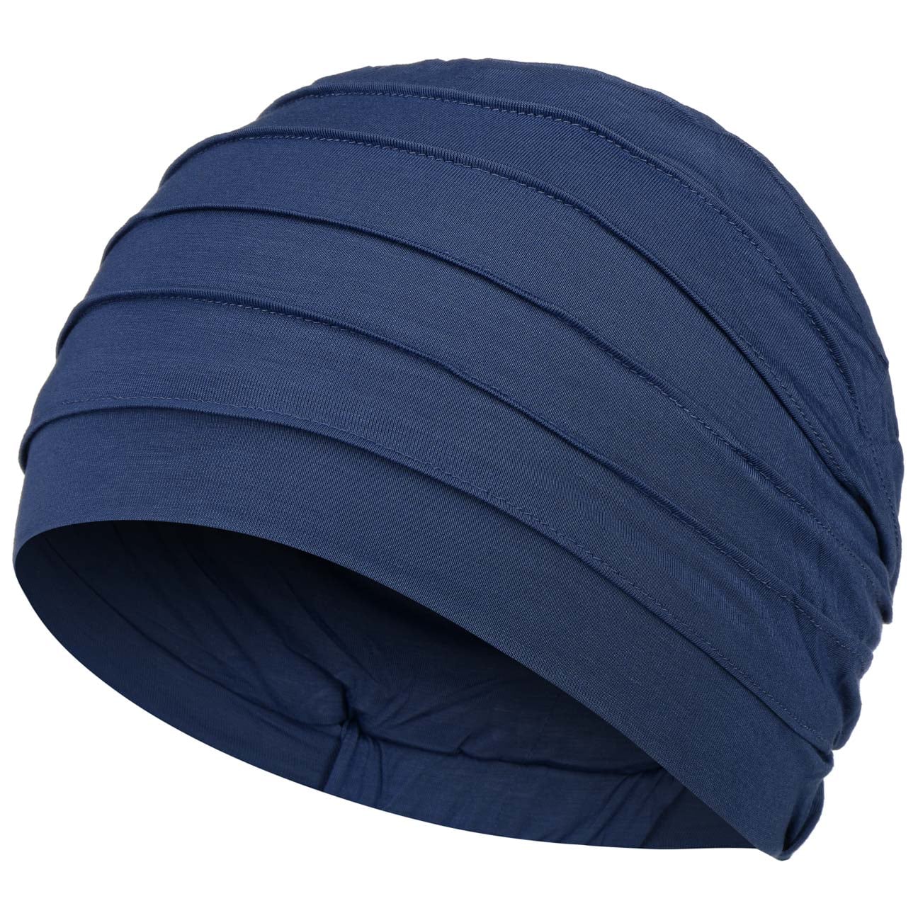 Turbante Yoga Uni Bamboo by Christine Headwear in blu scuro Gr One Size