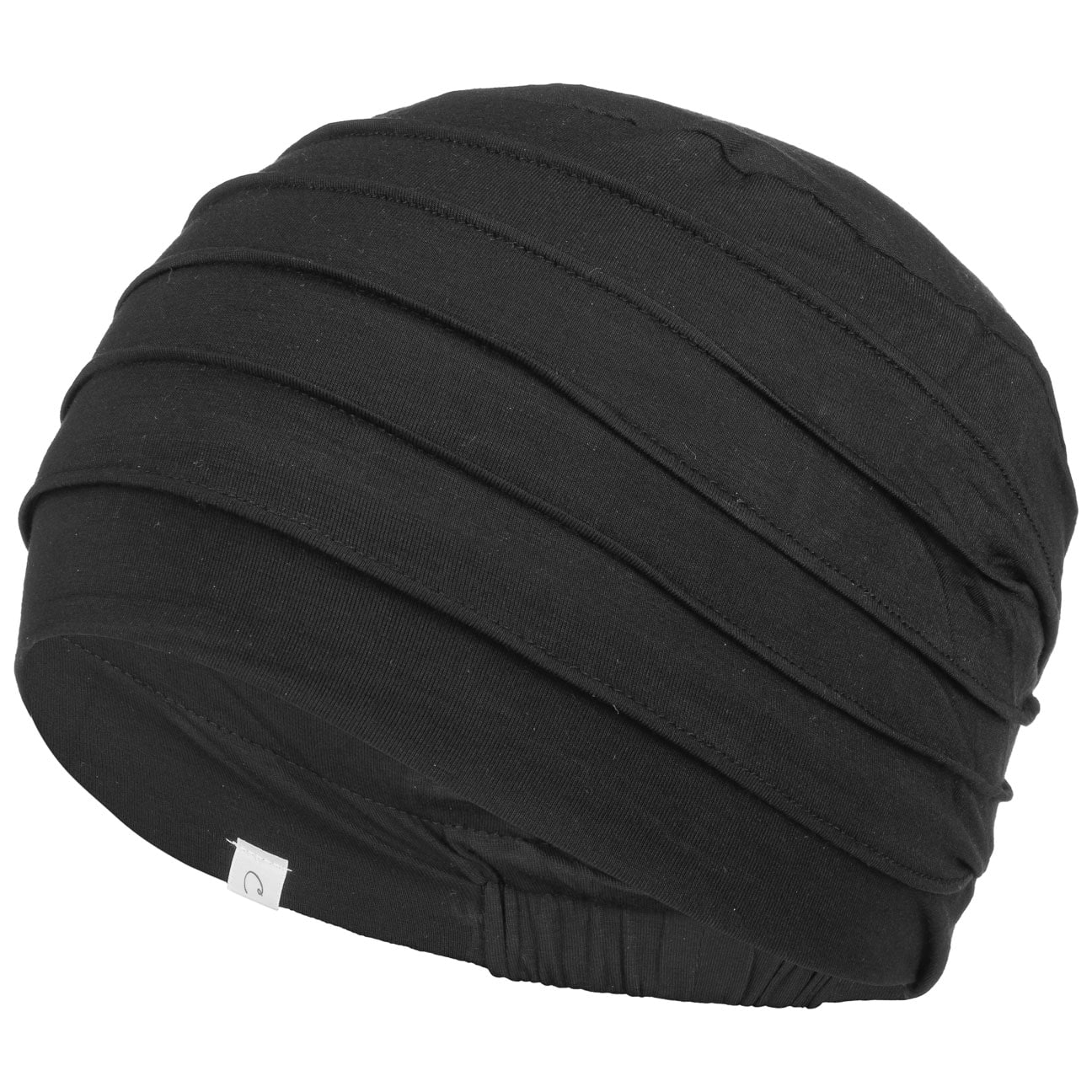 Turbante Yoga Uni Bamboo by Christine Headwear in nero Gr One Size