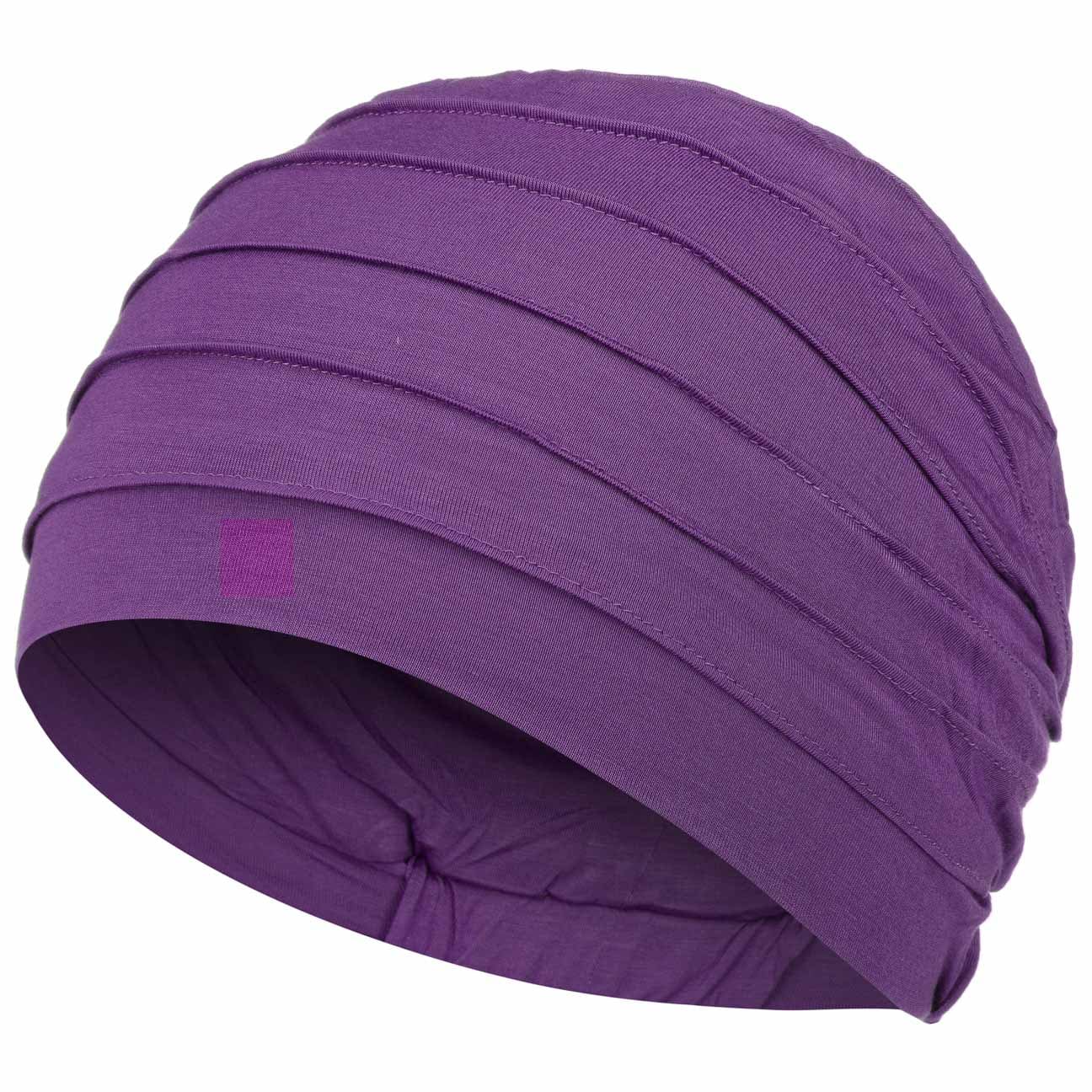 Turbante Yoga Uni Bamboo by Christine Headwear in lilla Gr One Size