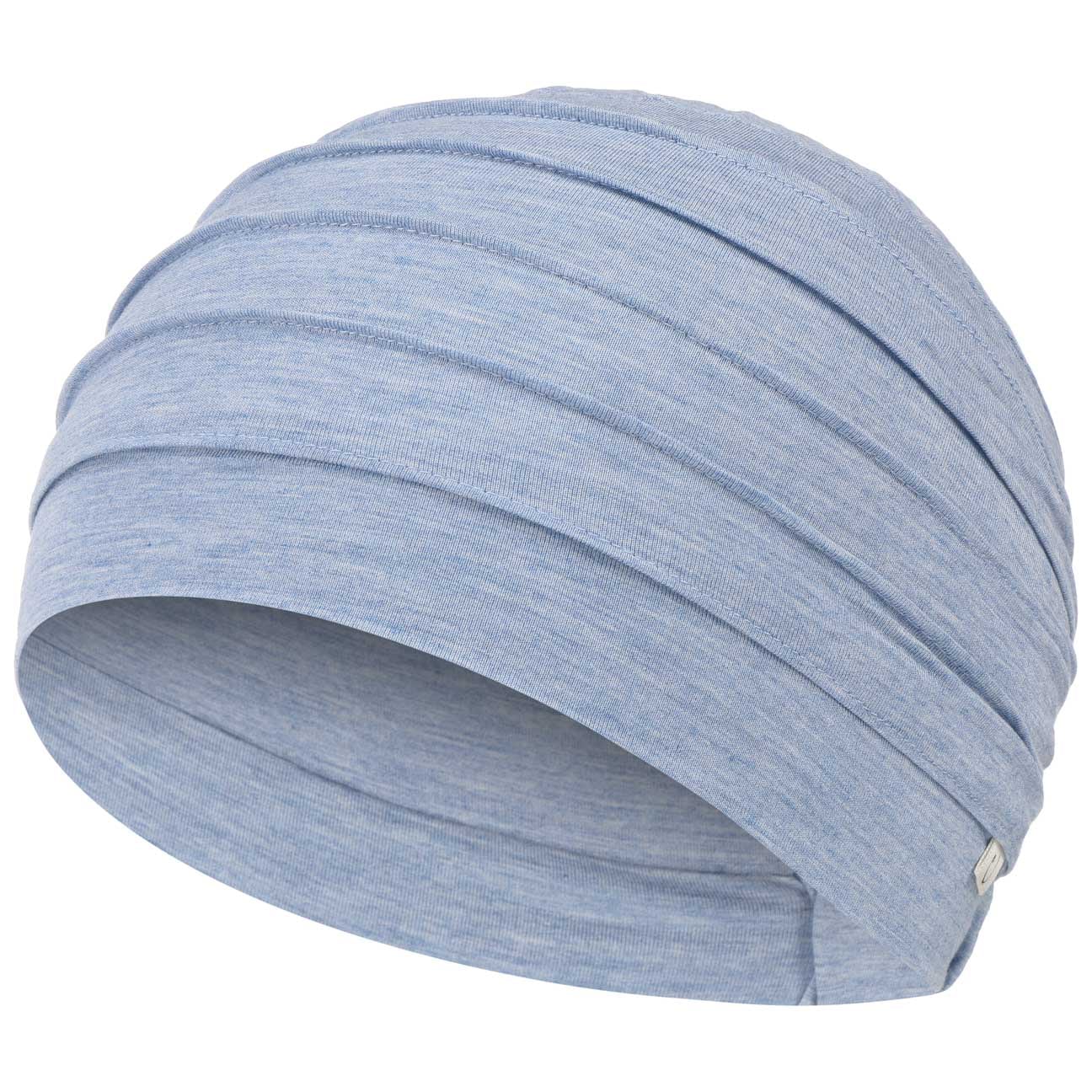 Turbante Yoga Uni Bamboo by Christine Headwear in azzurro Gr One Size