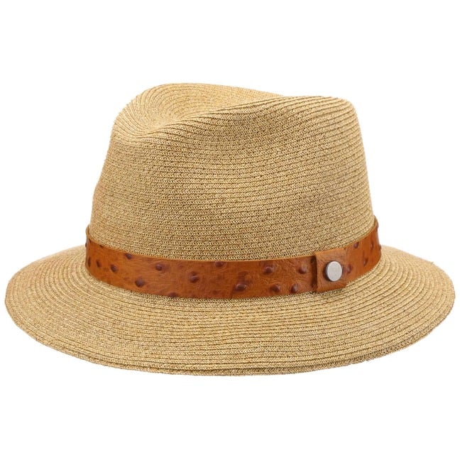 Fascia per cappello da cowboy, in pelle, da uomo, in stile