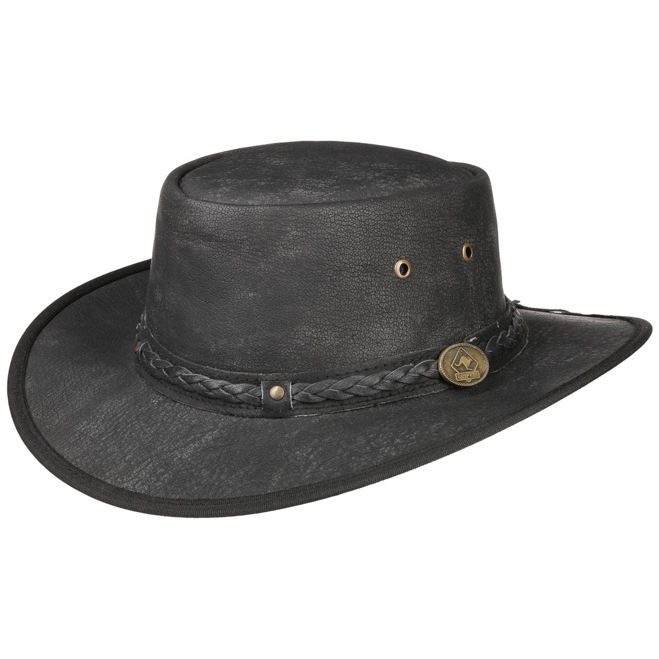 Scippis Uomo Nero Cappello In Pelle Springbrook By