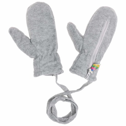 Guanti in Pile con Chiusura Zip