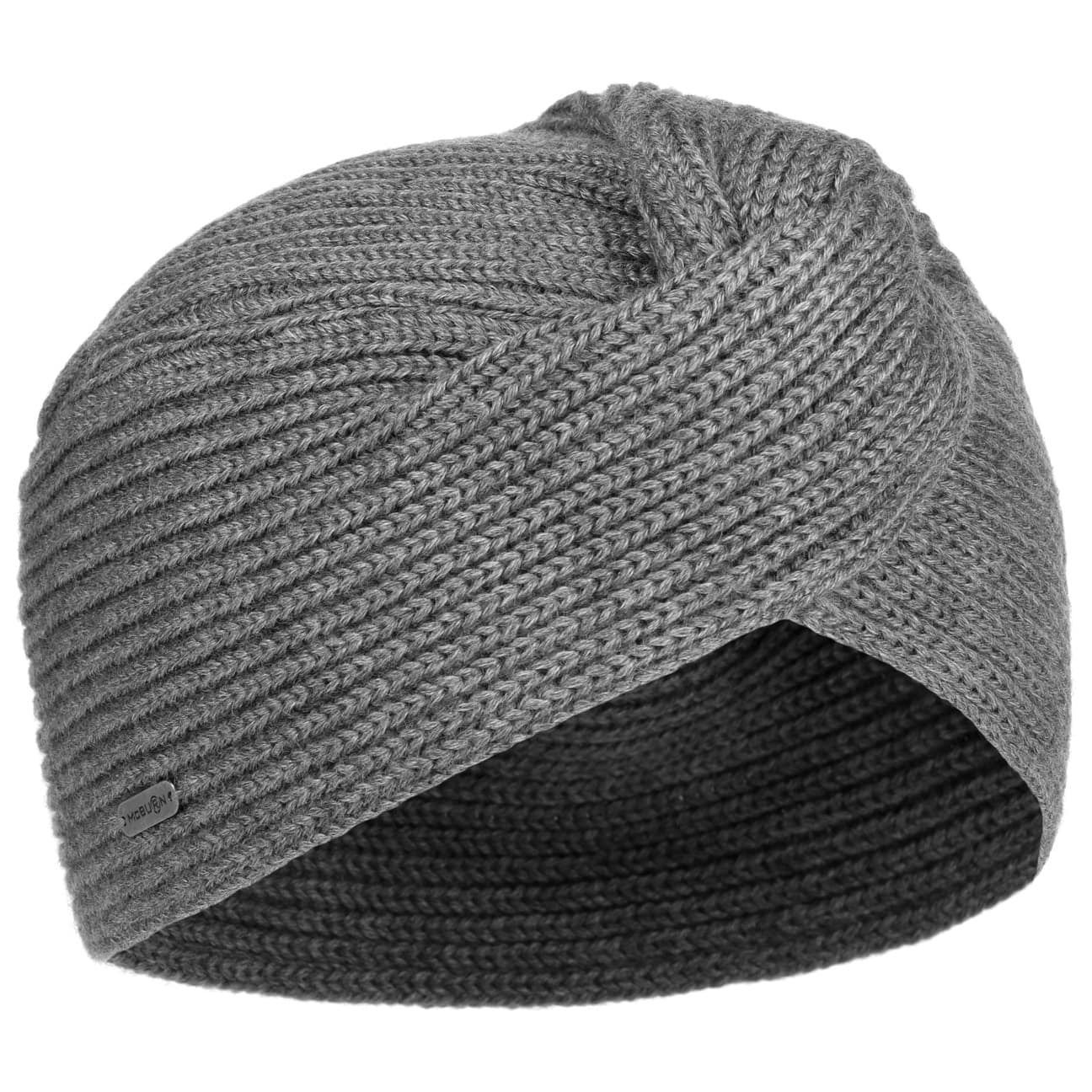 Turbante a Maglia Violena by McBURN in antracite Gr One Size