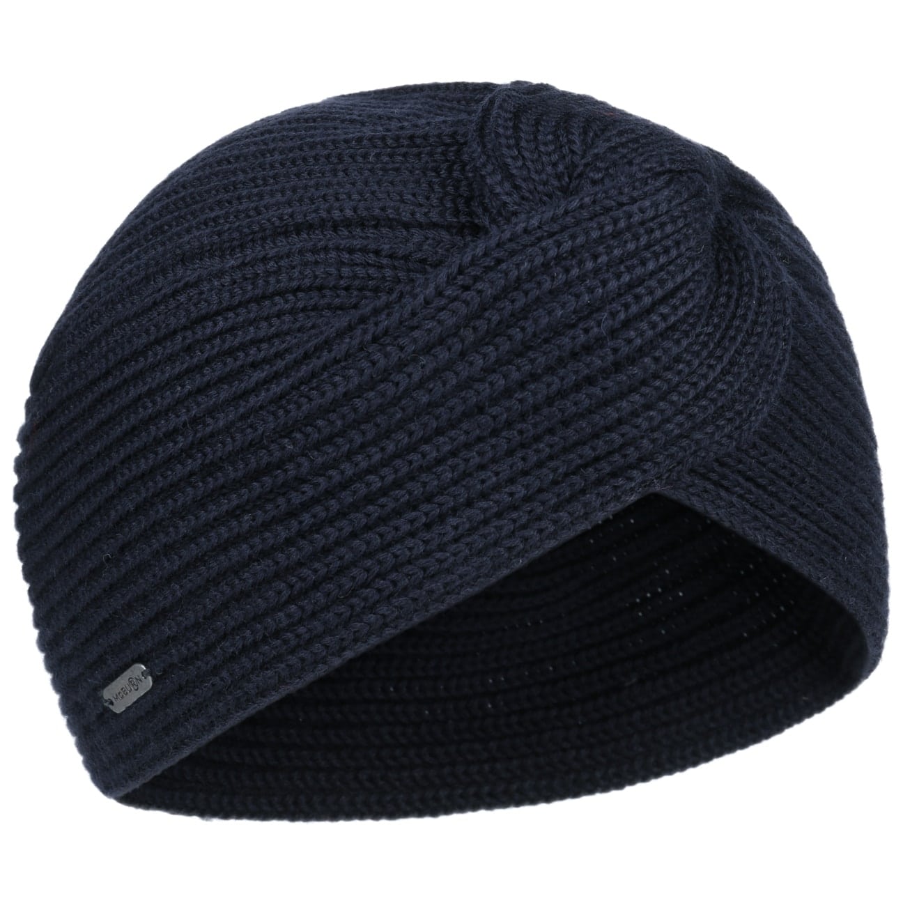 Turbante a Maglia Violena by McBURN in blu scuro Gr One Size