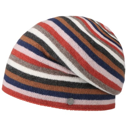 Berretto in Cachemire Merino Stripes by Lierys