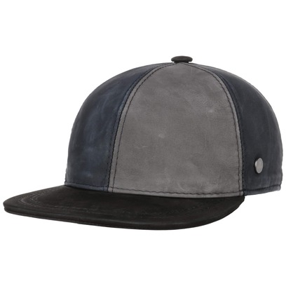 Cappellino in Pelle 6 Panel Tricolour by Lierys