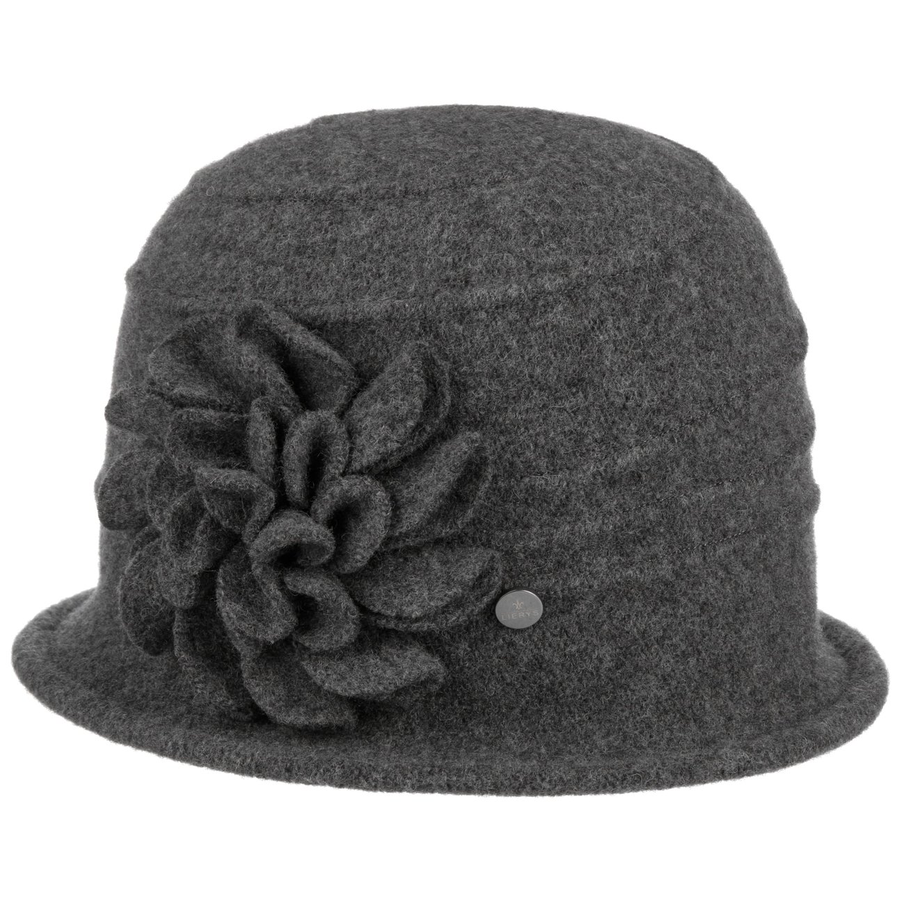 Lierys Donna Antracite Cappello In Lana Romina Cloche By