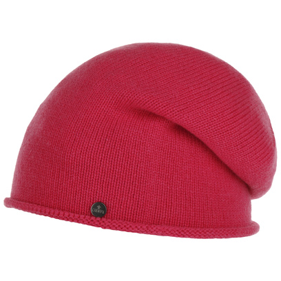Beanie in Cachemire con Bordo Arrotolato by Lierys