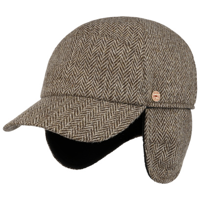 Cappellino con Paraorecchie Herringbone by Mayser