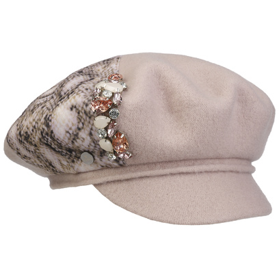 Berretto Newsboy Snake and Stones by Lierys