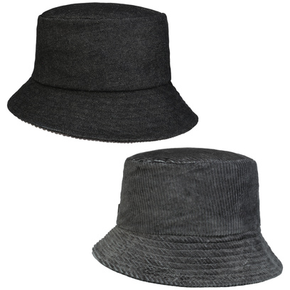 Cappello Reversibile Cord Denim Bucket by bedacht