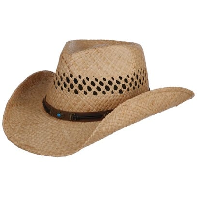 Cappello in Rafia Rifterson Western by Stetson