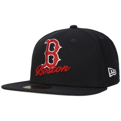 Cappellino 59Fifty Script Team Red Sox by New Era