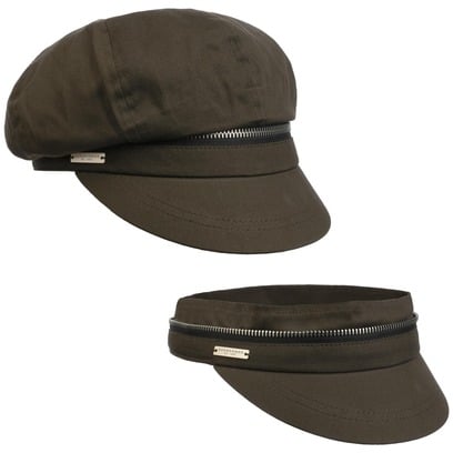Berretto Newsboy Zip Cotton by Seeberger