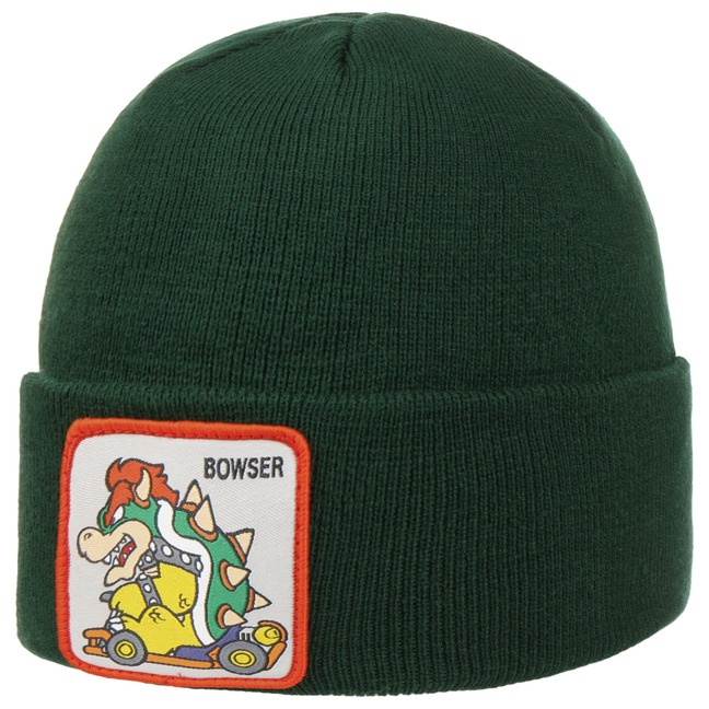 MAJEQZGY Mario Beanie - Berretto in paglia Mario Winter Beanie Berretto morbido da sci, idea regalo per bambini di età compresa tra adolescenti, Nero , M