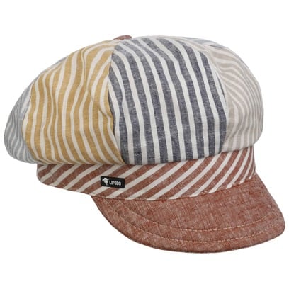 Berretto Newsboy Multicolour Stripes by Lipodo
