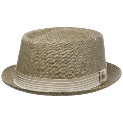 Cappello di Tessuto Herringbone Pork Pie by Lierys