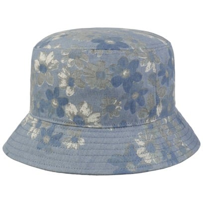 Cappello di Tessuto Jeans Flower Bucket by Lipodo