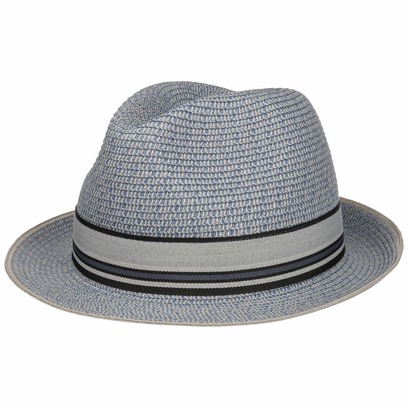 Cappello di Paglia Striped Band Fedora