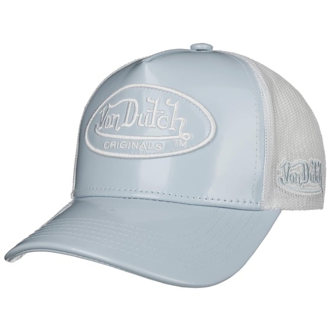 Von Dutch Uomo Trucker Cap | Cappellino Mitico Con Toppa Ricamata | Taglia Unica Regolabile 55,5-60 Cm | Stile Ribelle E Iconico Dal 1947