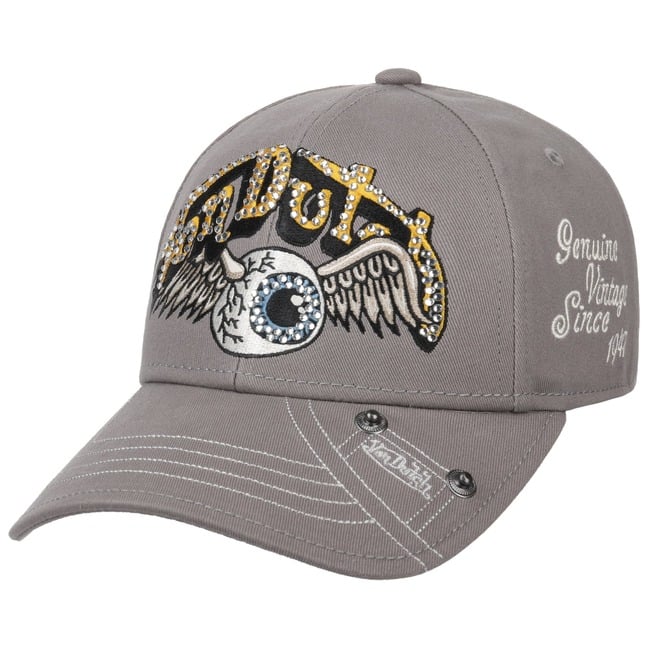 Cappellino marrone regolabile LOG06 di Von Dutch