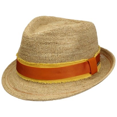 Cappello in Rafia Crochet Trilby by Stetson