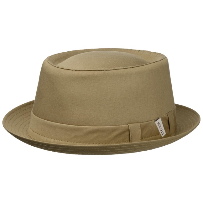 Cappello Stetson Pork Pie Cotone - Made In Italy - Unisex - Falda 4cm - Corona 10cm - Foto 5