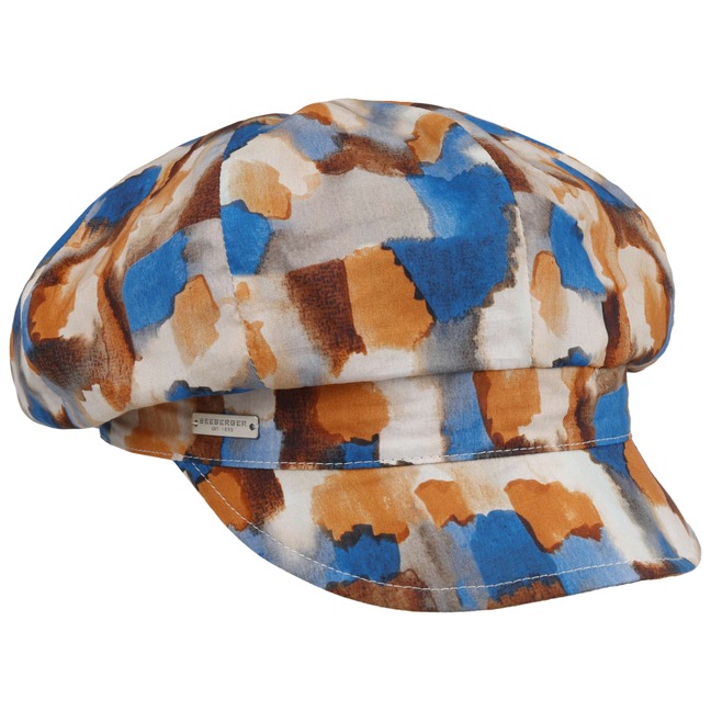 Seeberger Berretto Newsboy Light Summer Donna - Cappello Baker Boy Berretti con Visiera Primavera/Estate Estate - Taglia Unica Rosso Seeberger Berretto Newsboy Light Summer Donna - Cappello Baker Boy Berretti con Visiera Primavera/Estate Estate - Taglia Unica Rosso