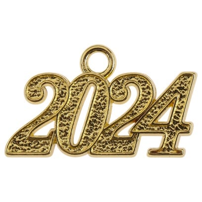 Ciondolo Data 2024 per Cappello Laurea by Lierys