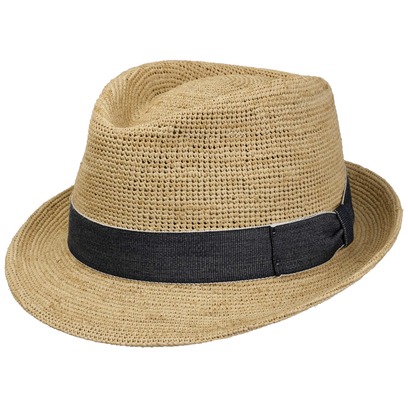 Cappello in Rafia New Crochet Trilby by Lierys