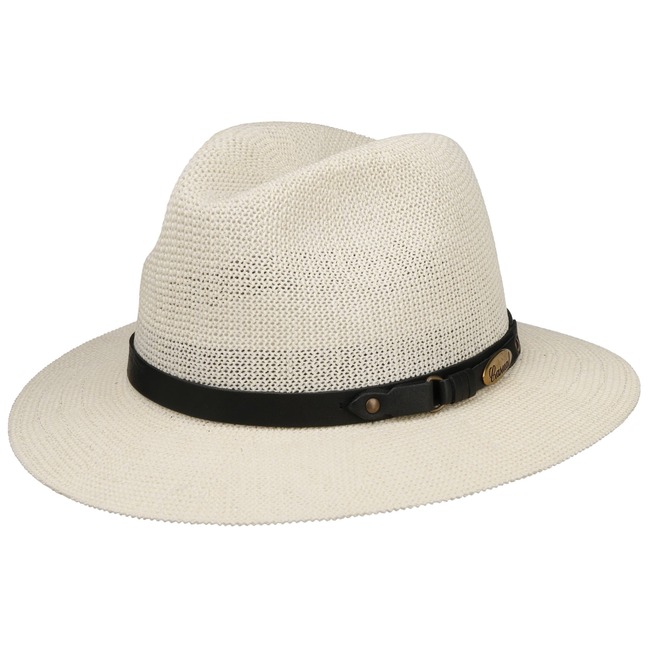 Cappello Di Paglia Contadino Cappello Trilby In Paglia 100% Estivo - Perfetto Per L'estate, Colore Beige, Stile Elegante Trivella A Mano