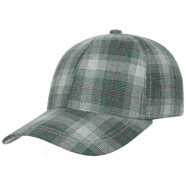 LIPODO Cappellino Classic New Check Unisex - Berretto Baseball A Quadri Con Fibbia Metallica, Taglia Regolabile, Autunno/Inverno