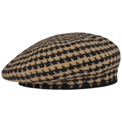 Berretto Basco in Lana Houndstooth by Barascon