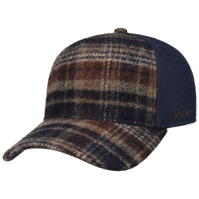 Cappellino Trucker Wool Check by Stetson