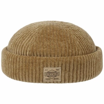 Berretto Docker Jersey Cord by Stetson