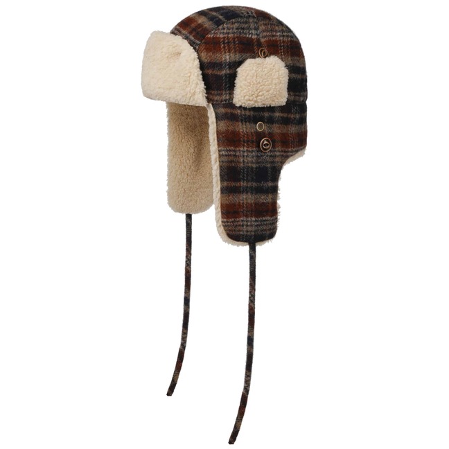 Cappello Antivento Invernale Cappello Aviator Unisex Con Paraorecchie - Pelliccia Shearling, Stile Russo, Antivento Per Inverno Berretto Invernale In Pelle Di Pecora - Foto 11