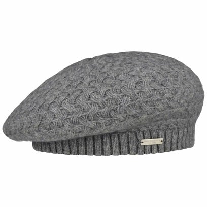 Berretto Basco a Maglia Yakina Merino by Seeberger