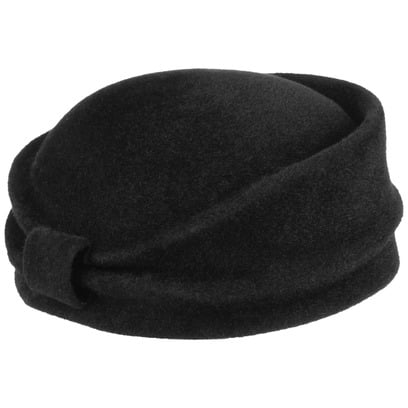 Cappello Pillbox in Feltro di Pelo by Seeberger