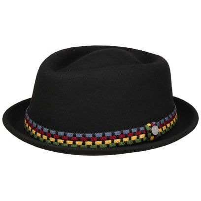 Cappello Knit Colour Band Pork Pie by Lierys